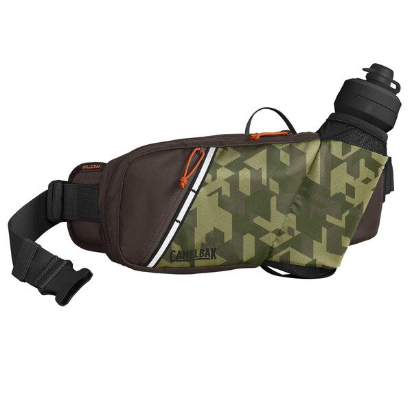 CamelBak Podium Flow Belt in Camelflage and Brown Seal